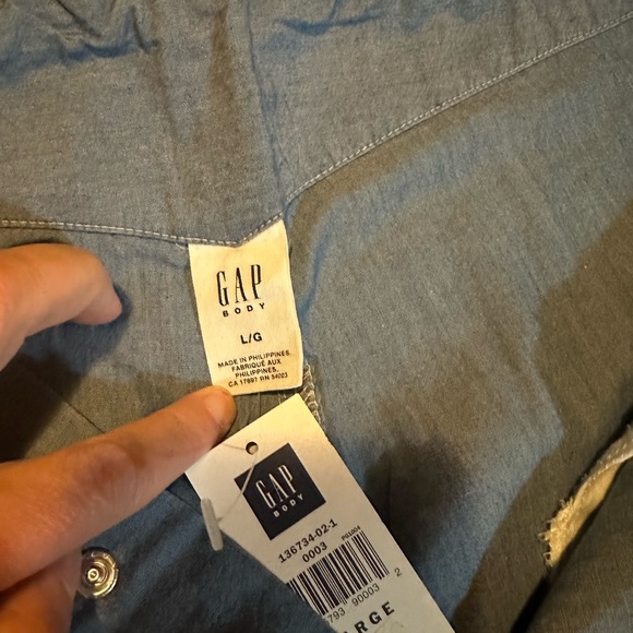 GAP Body Drawstring Wide Leg Pants Snap button fly brand new with tags - Picture 5 of 7